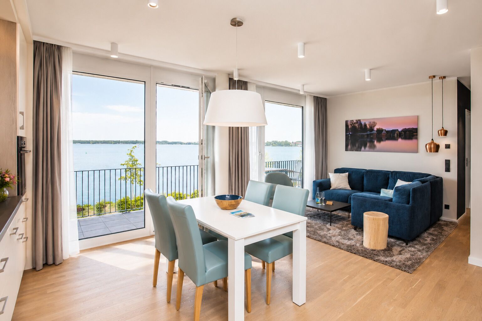 Appartement Deluxe, 2 chambres, vue lac | Vue sur le lac