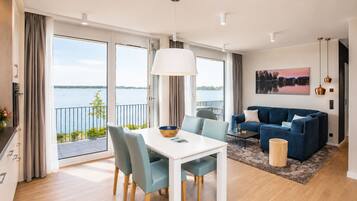 Appartement Deluxe, 2 chambres, vue lac | Vue sur le lac