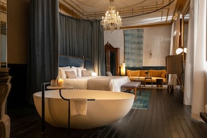 1 غرفة نوم وملاءات من القطن المصري وأغطية فراش متميزة