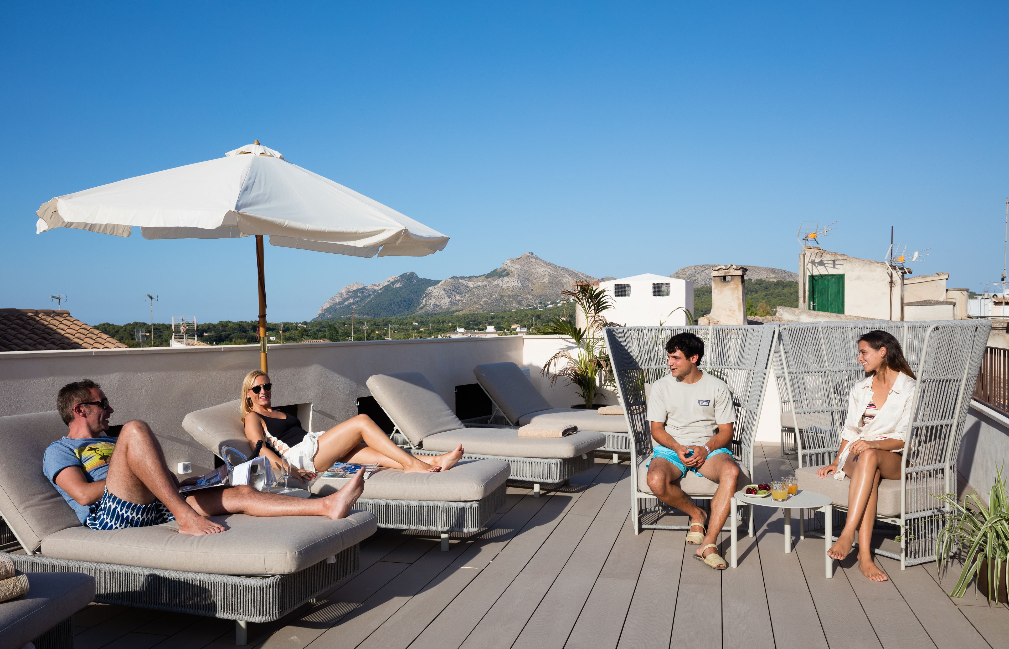 Uitzicht vanuit accommodatie