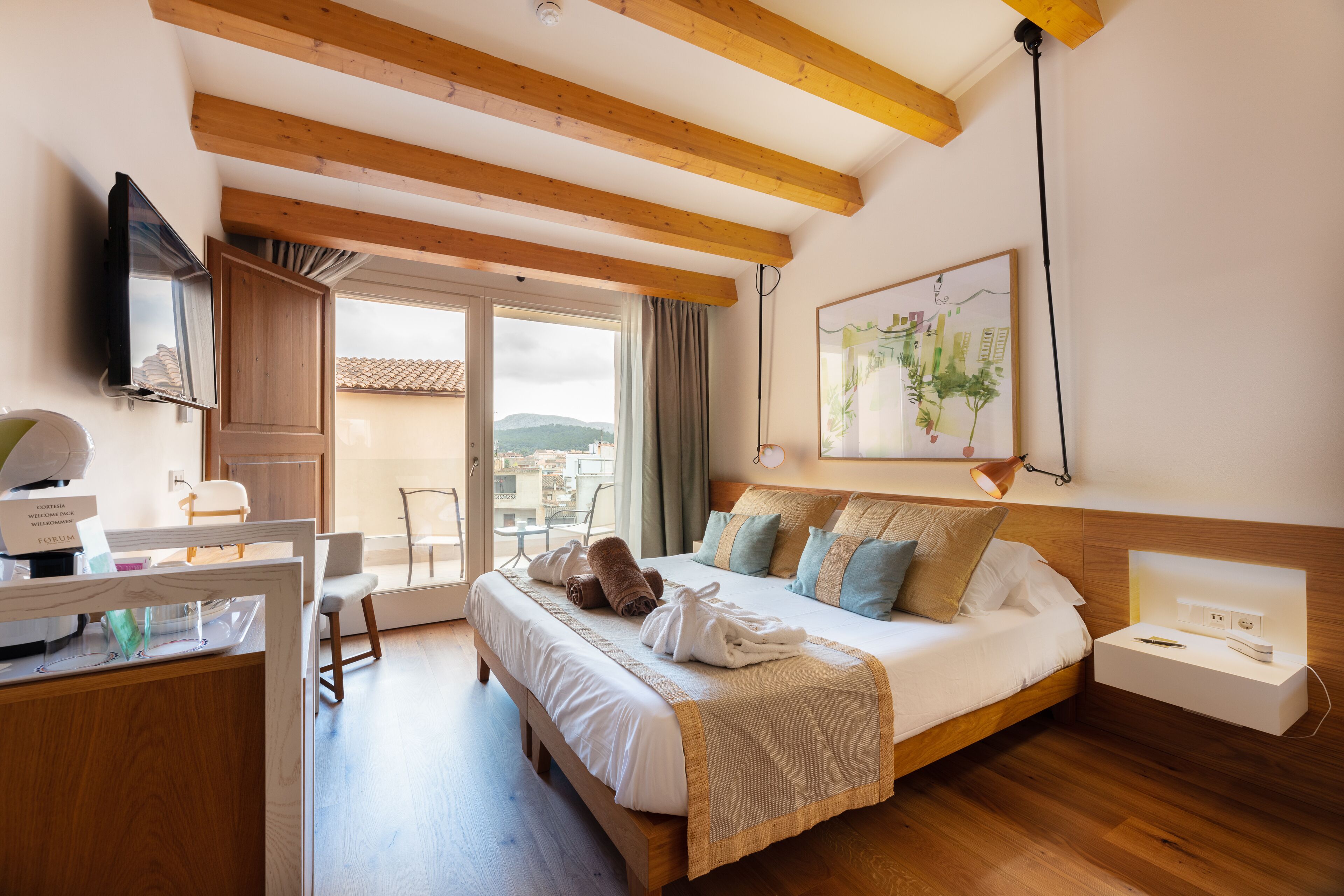 高級客房, 露台 | 住宿城景