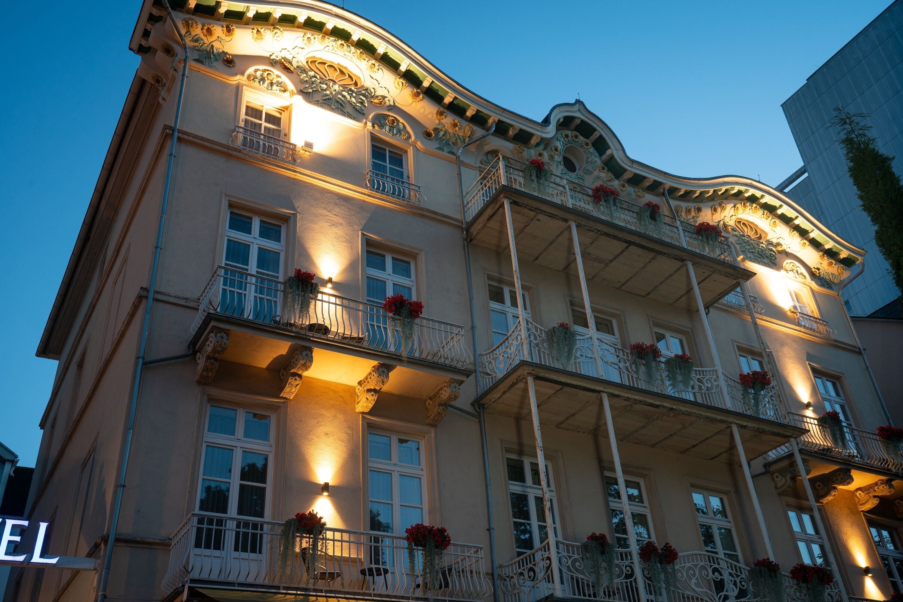 Fassade der Unterkunft