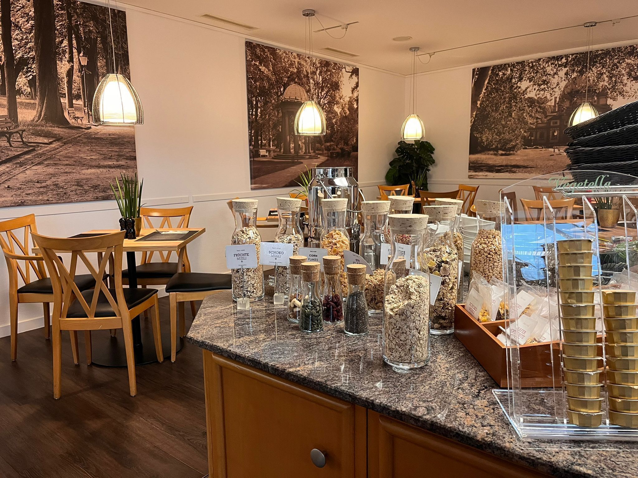 daily buffet breakfast (eur 19 per person)