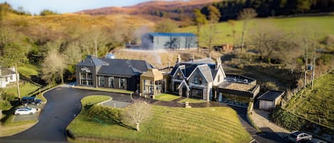 Façana frontal de l'allotjament