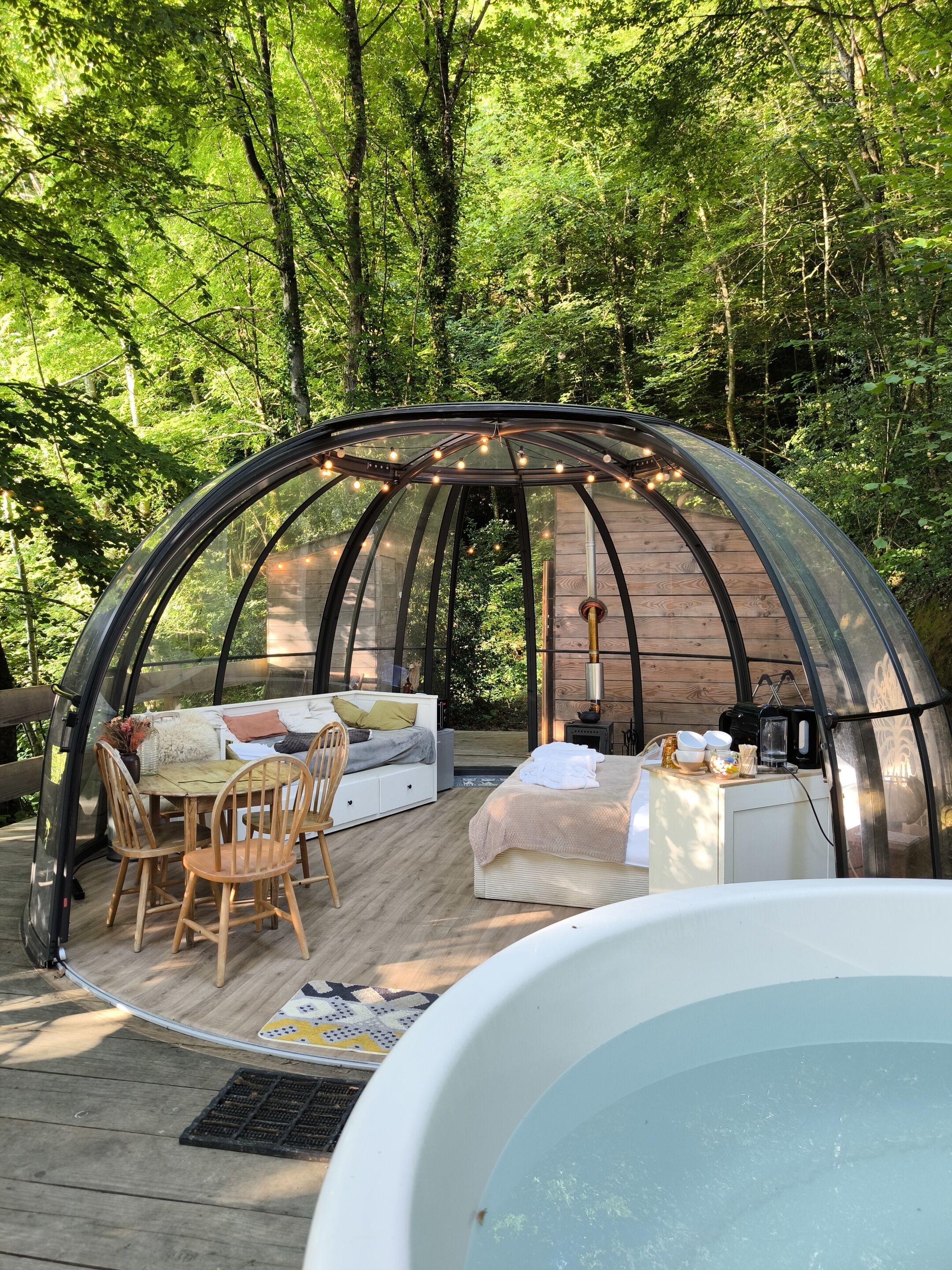 Comfort tent, privébadkamer (Dôme transparent) | 1 slaapkamer