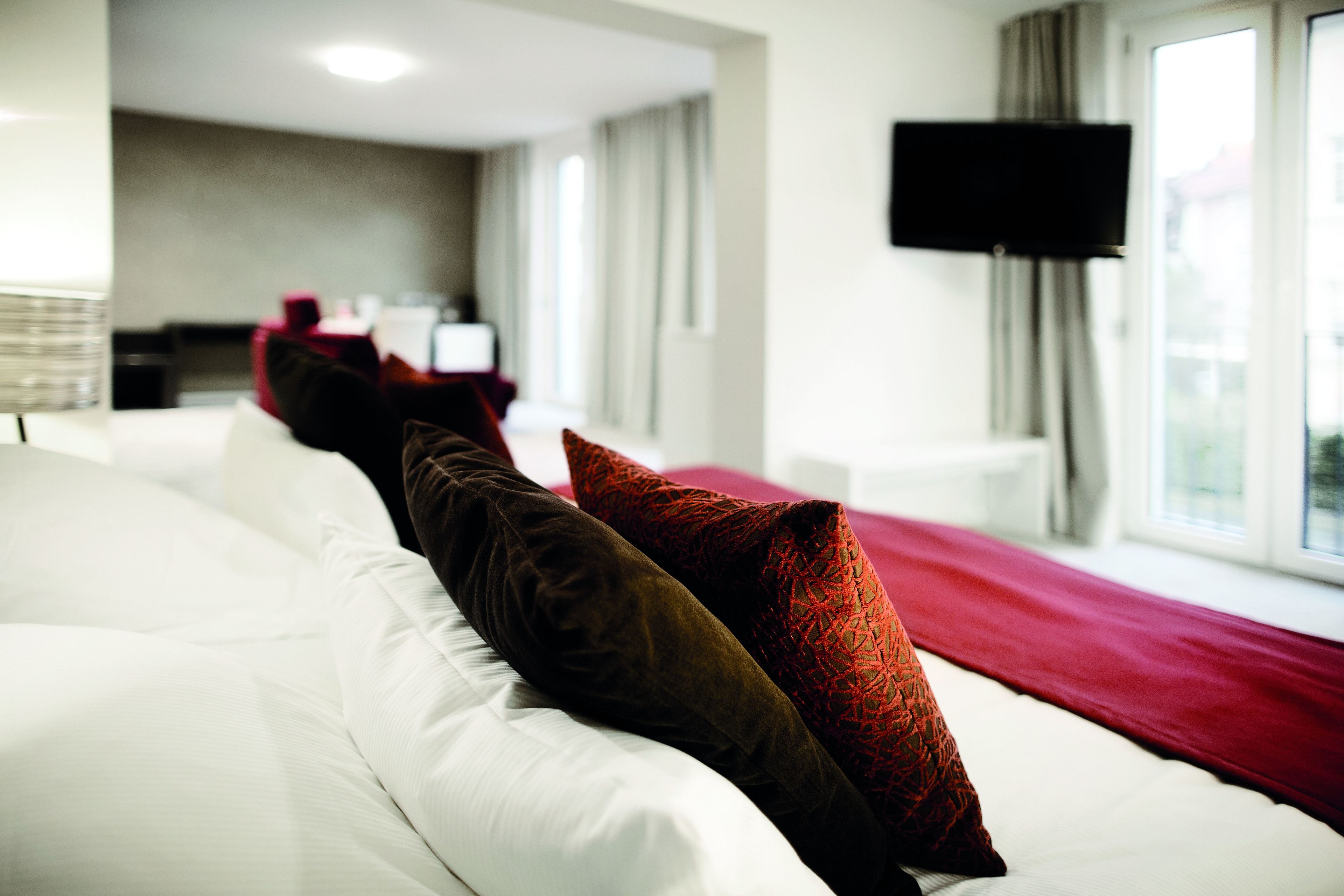 premium suite, 1 king bed | hypo-allergenic bedding, minibar, in-room safe, desk