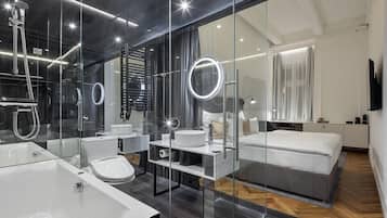 Ropa de cama de alta calidad, colchones Select Comfort y minibar