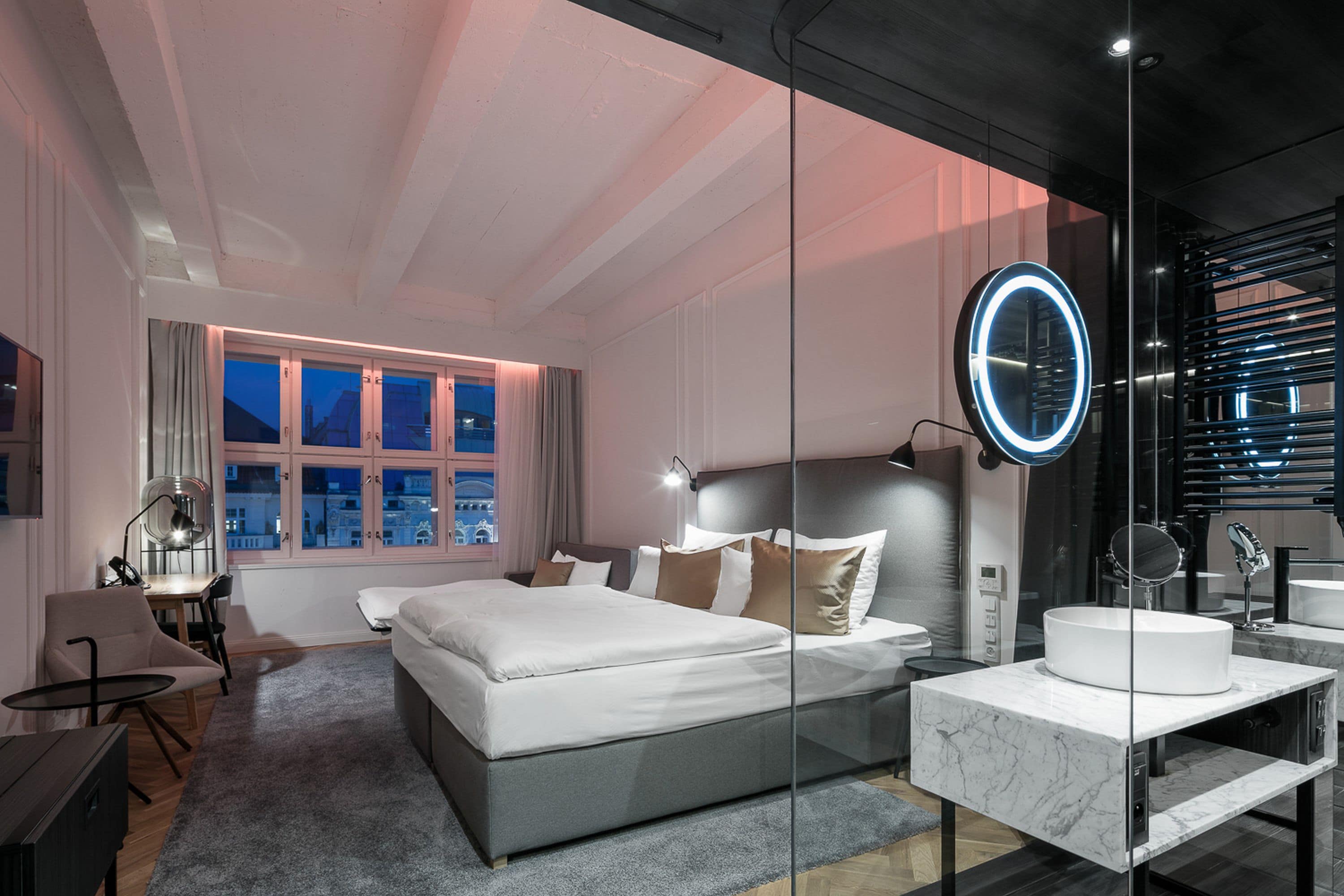 family room (superior) | 1 bedroom, premium bedding, select comfort beds, minibar