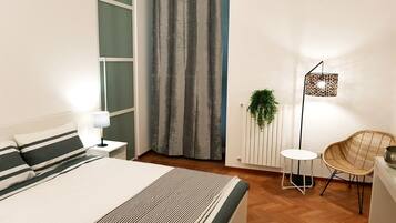 Family Quadruple Room (Suite affresco) | Premium bedding, minibar, in-room safe, individually decorated