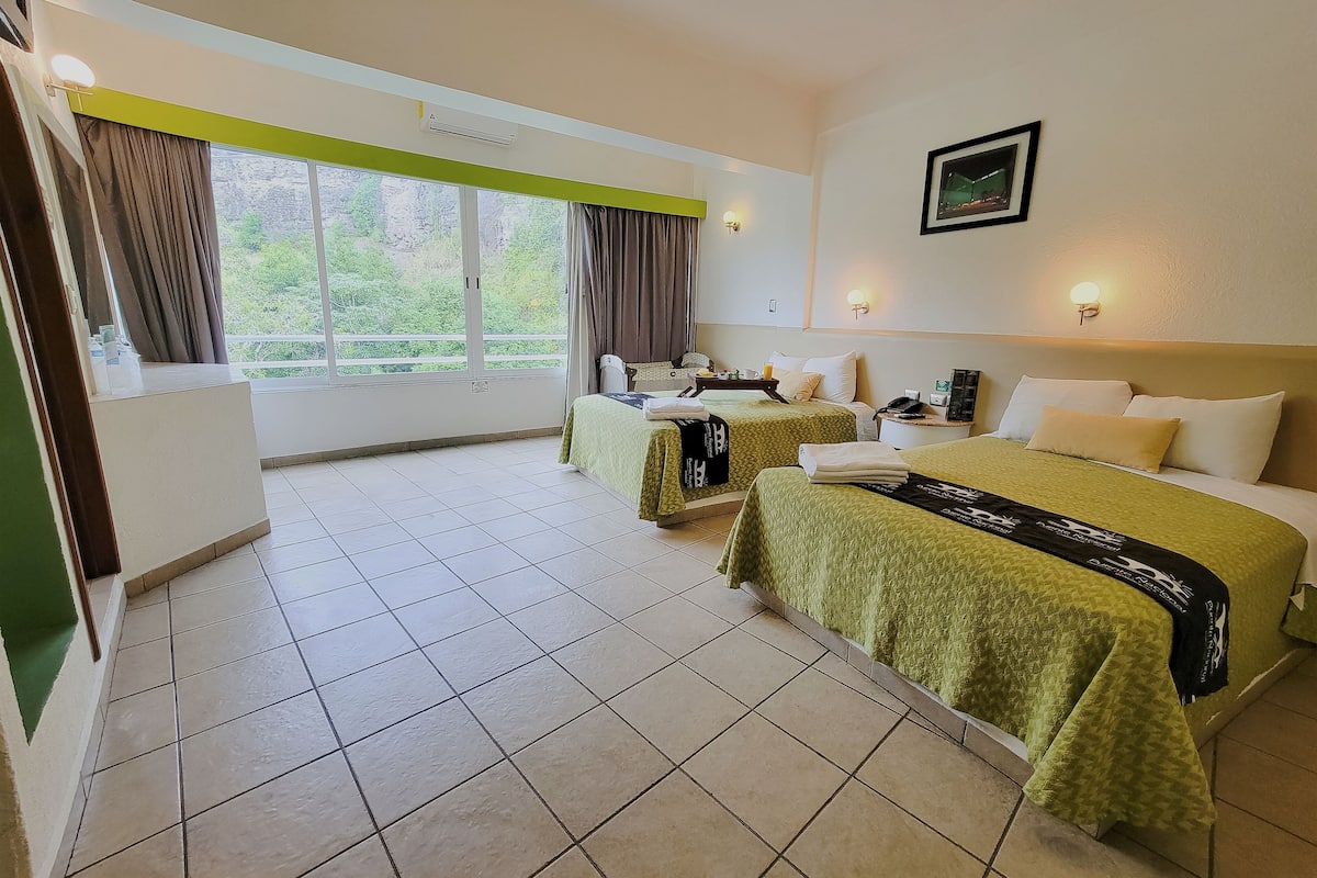 Family Double Room | 1 bedroom, desk, blackout curtains, iron/ironing board