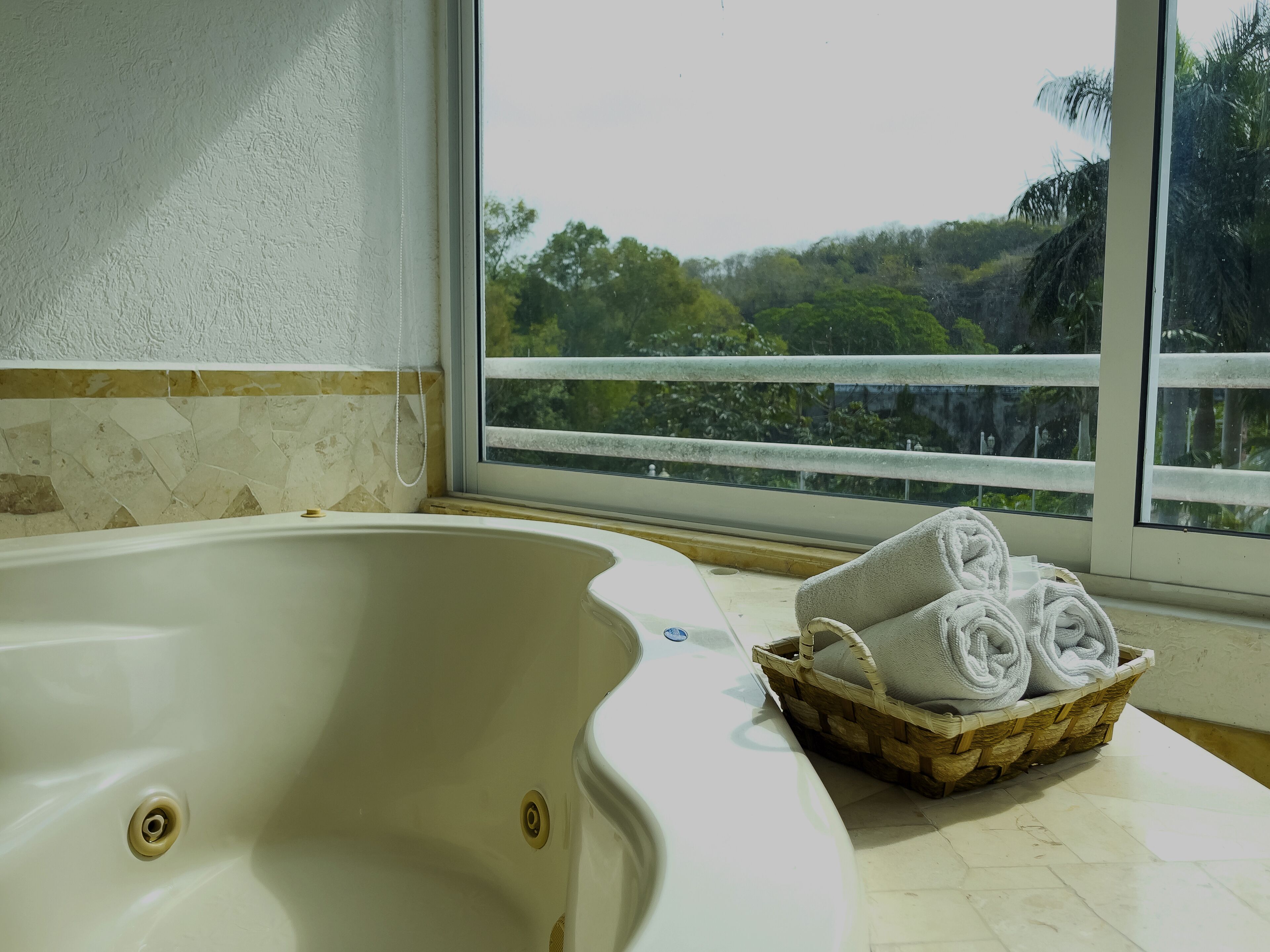 junior room, pool view | private spa tub