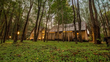 Front of property - evening/night