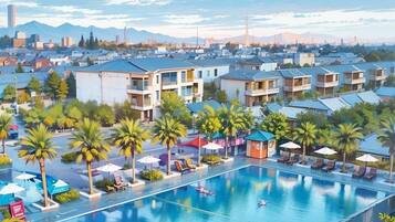 Façana frontal de l'allotjament