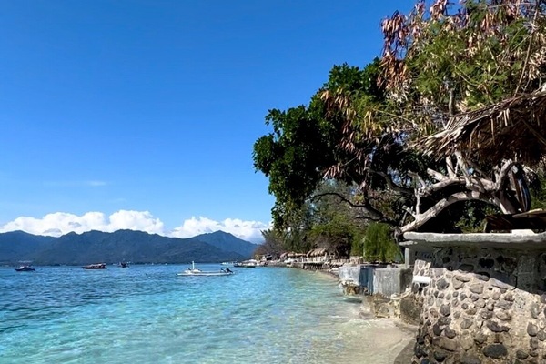 On the beach, white sand, scuba diving, snorkeling