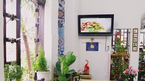 Área de estar no saguão