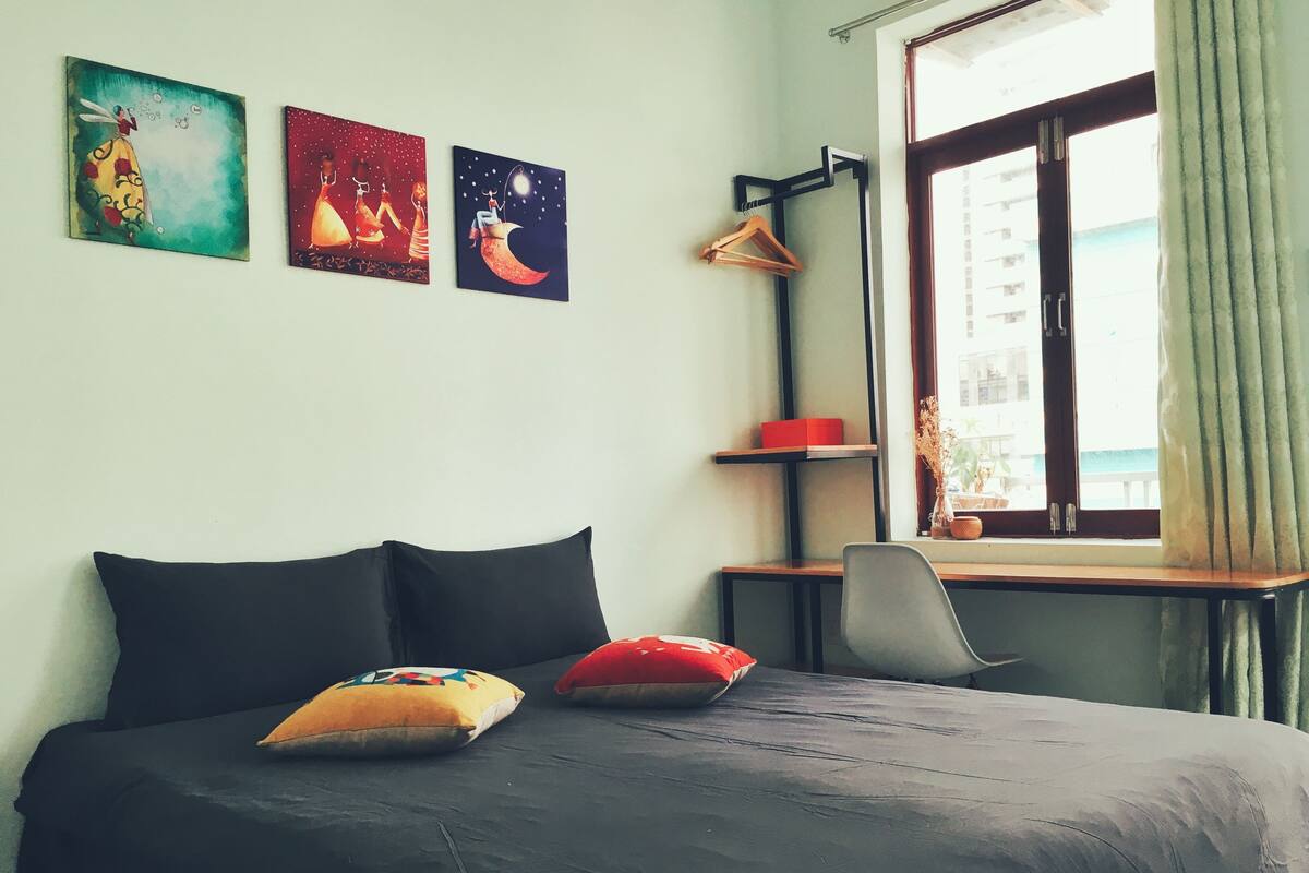 Classic Double Room, 1 Queen Bed, Beach View, Sea Facing | Desk, WiFi (free)