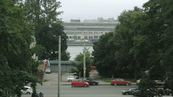 Blick von der Unterkunft