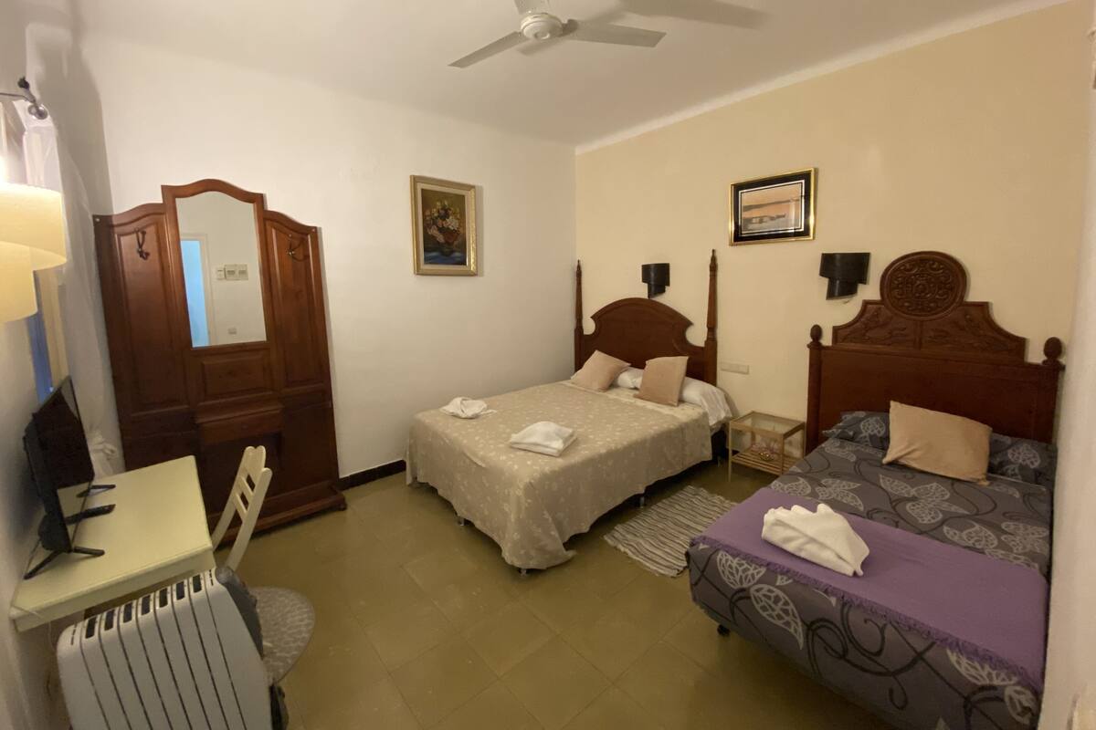 Down duvets, memory-foam beds, in-room safe, blackout curtains