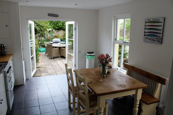 Basic House, 3 Bedrooms | Living area | Flat-screen TV, fireplace - Victorian House near Stadium (Cardiff)