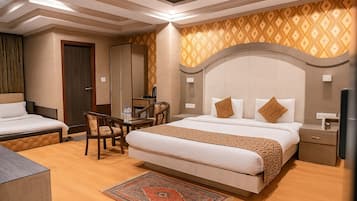 Family Quadruple Room | Premium bedding, down duvets, in-room safe, individually furnished