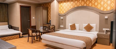 Family Quadruple Room | Premium bedding, down duvets, in-room safe, individually furnished