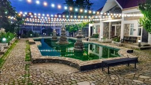 Front of property – evening/night - F Garden Hotel (Sheki)