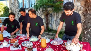 Breakfast meal - F Garden Hotel (Sheki)