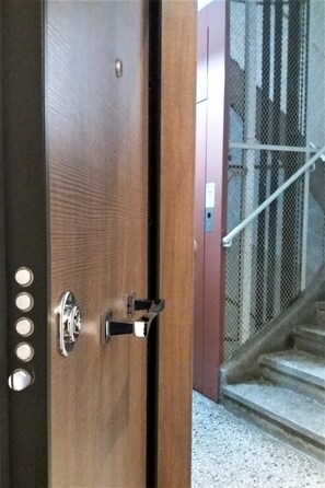 Interior entrance