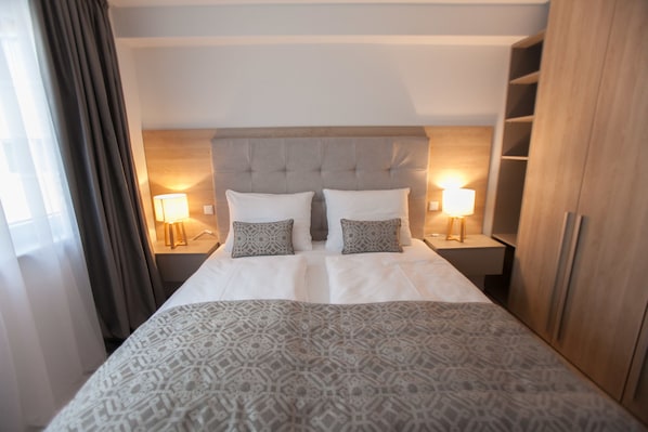 Suite Galerie | 1 chambre, literie de qualité supérieure