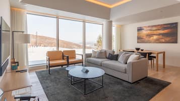 2 Bedroom Suite East View | Living area | LED TV