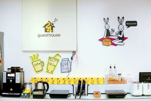 Café da manhã continental grátis todos os dias