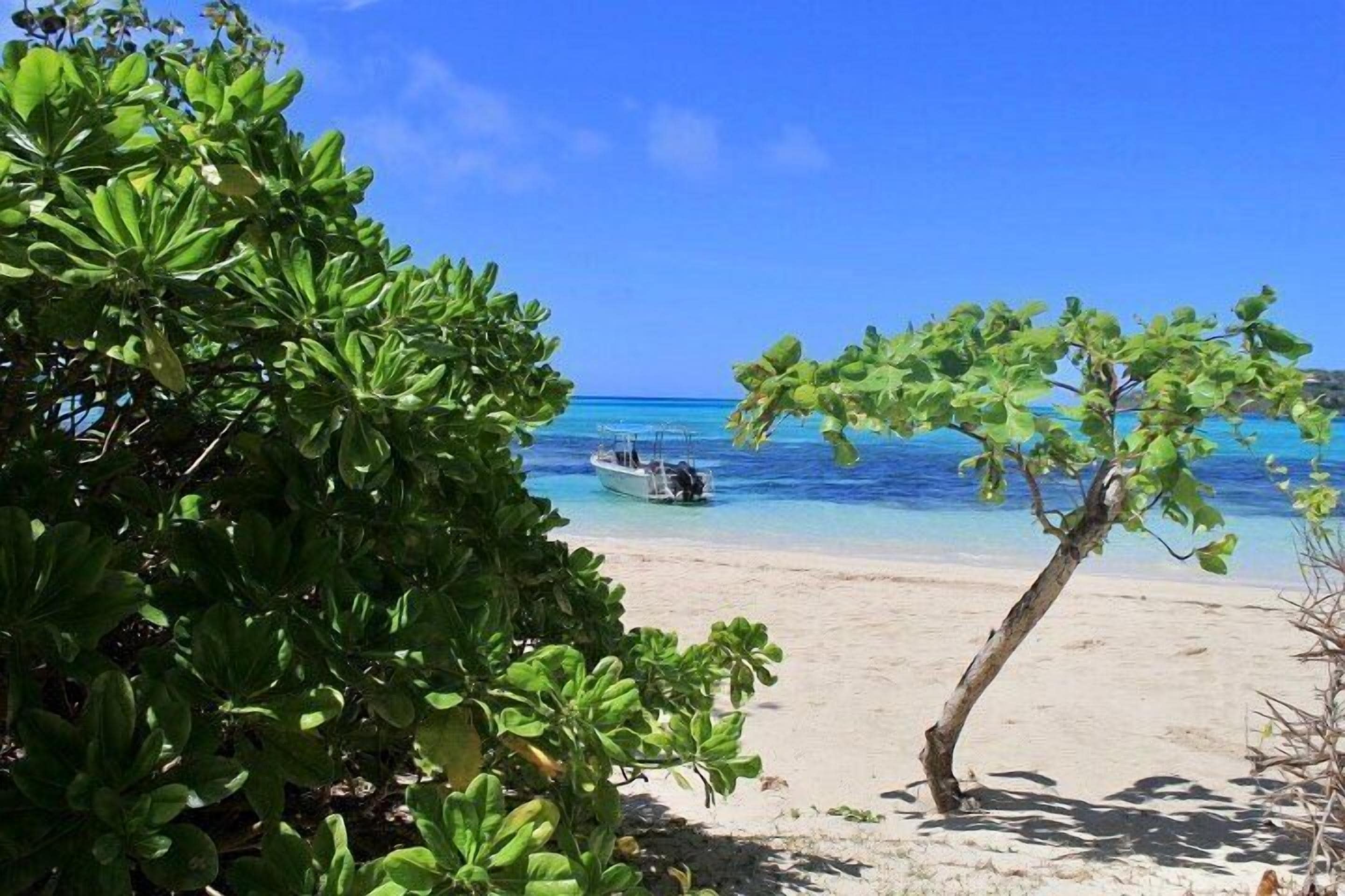 Private beach