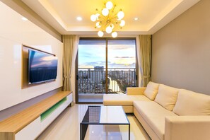 Individually decorated, individually furnished, desk, iron/ironing board - River Gate Apartment Saigon HCMC (Ho Chi Minh City)