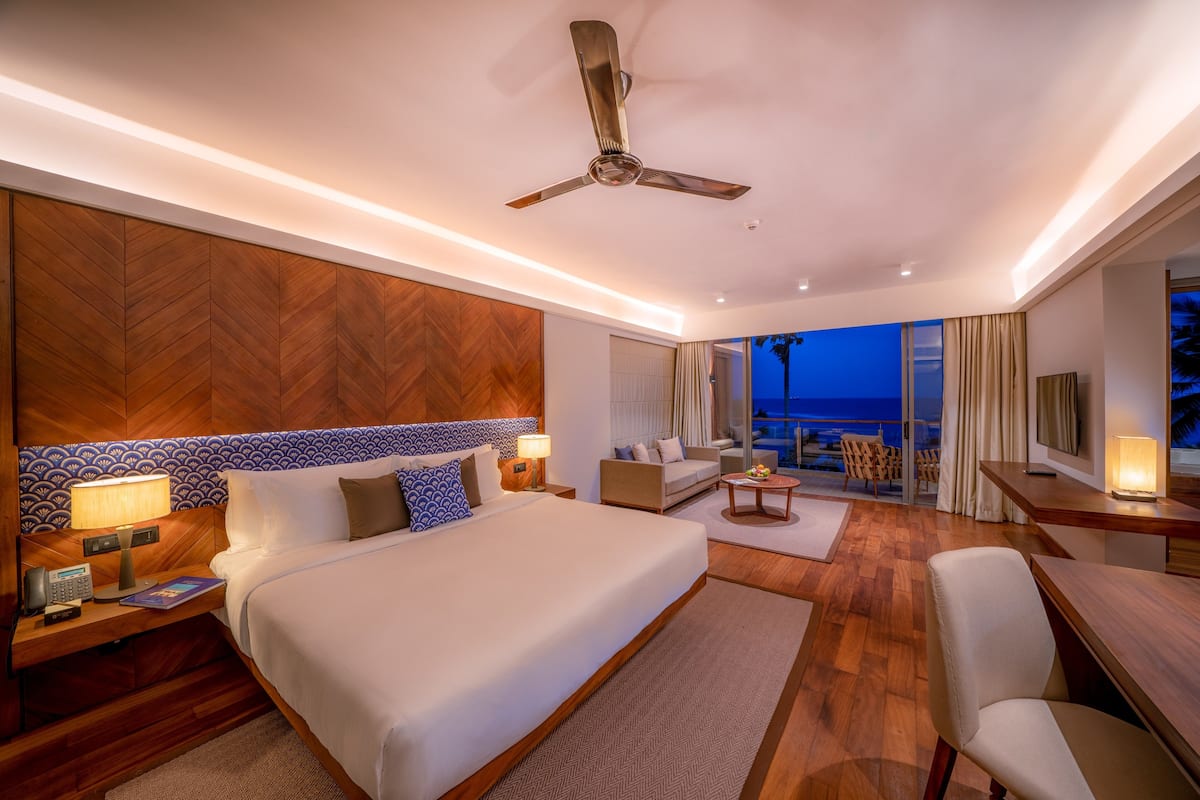 Ropa de cama de alta calidad y minibar