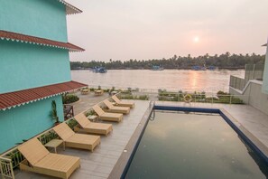 Blick von der Unterkunft