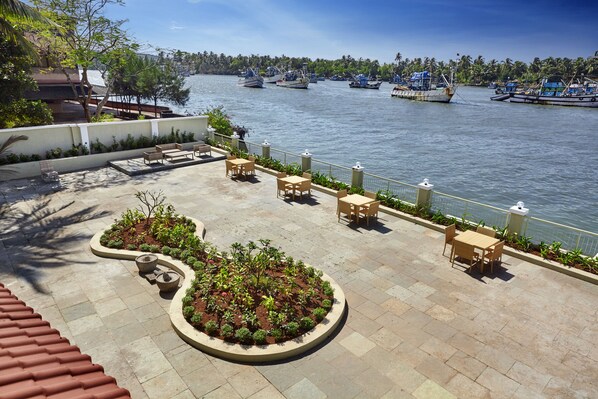 Blick von der Unterkunft