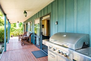 Chaumière Standard, 2 chambres, non-fumeur, cuisine (Flax Cottage) | Terrasse/patio