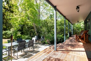 Chaumière familiale, 2 chambres, non-fumeur, cuisine (Hydrangea Cottage) | Terrasse/patio