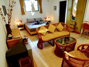 Starbay Samui Studio #8b | 각각 다른 스타일의 인테리어, 각각 다르게 가구 비치, 무료 WiFi, 침대 시트