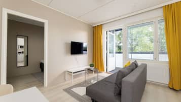 Standardlejlighed - 1 soveværelse - balkon | Stue | Fladskærms-tv