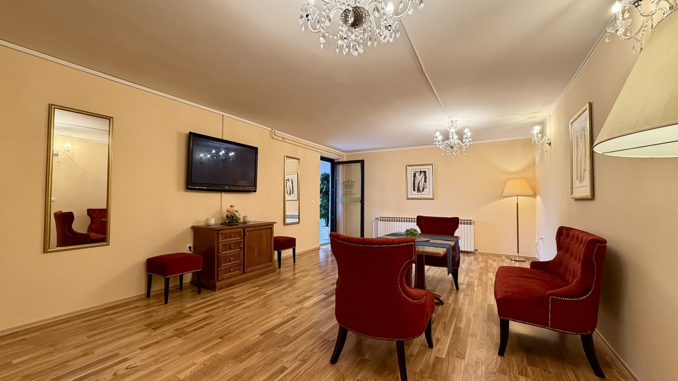 Lobby sitting area