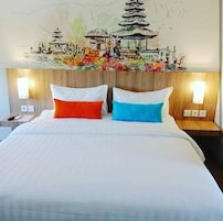 Caja fuerte, escritorio, wifi gratis y ropa de cama