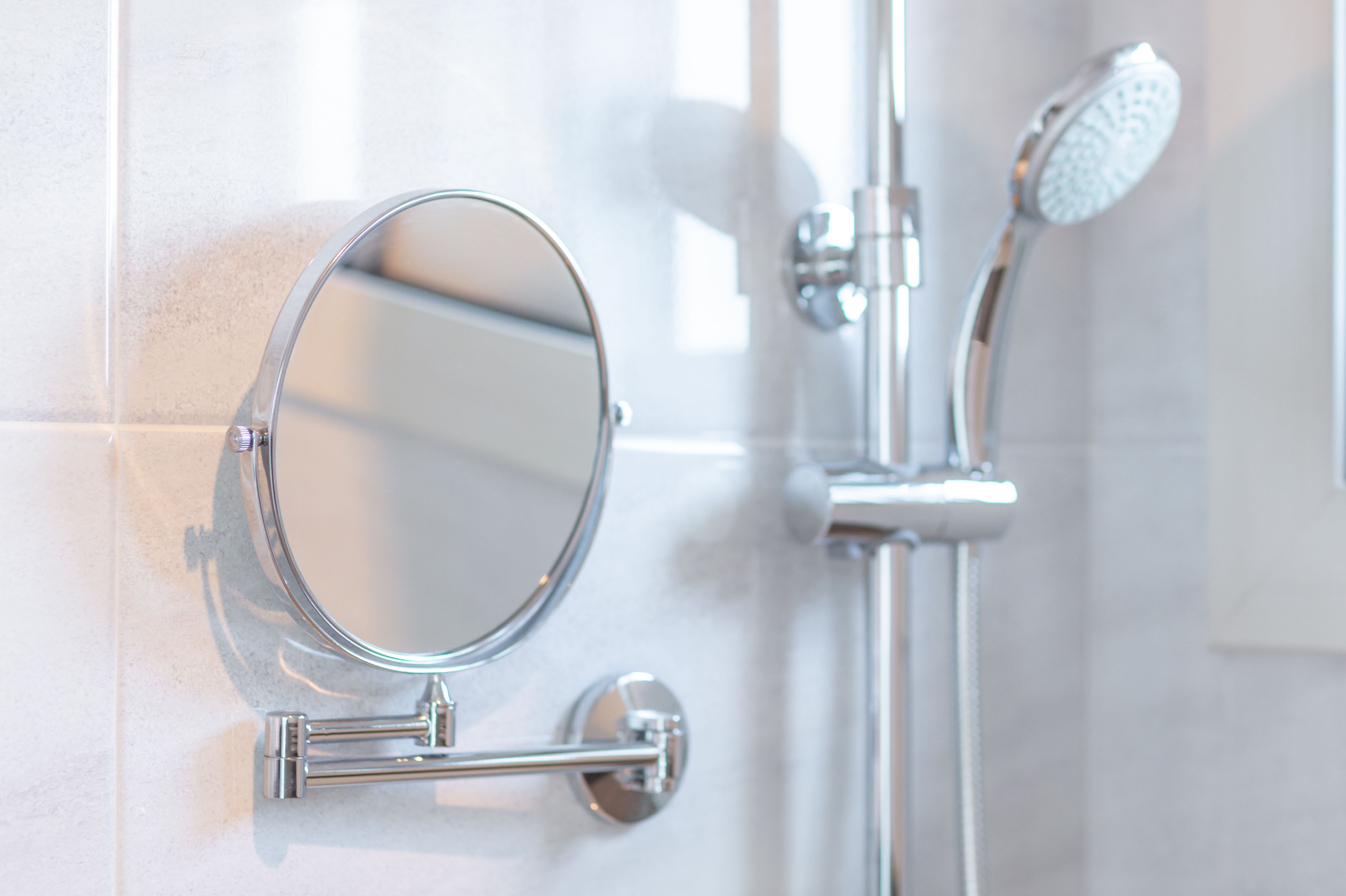 partial ocean view | bathroom | shower, free toiletries, hair dryer