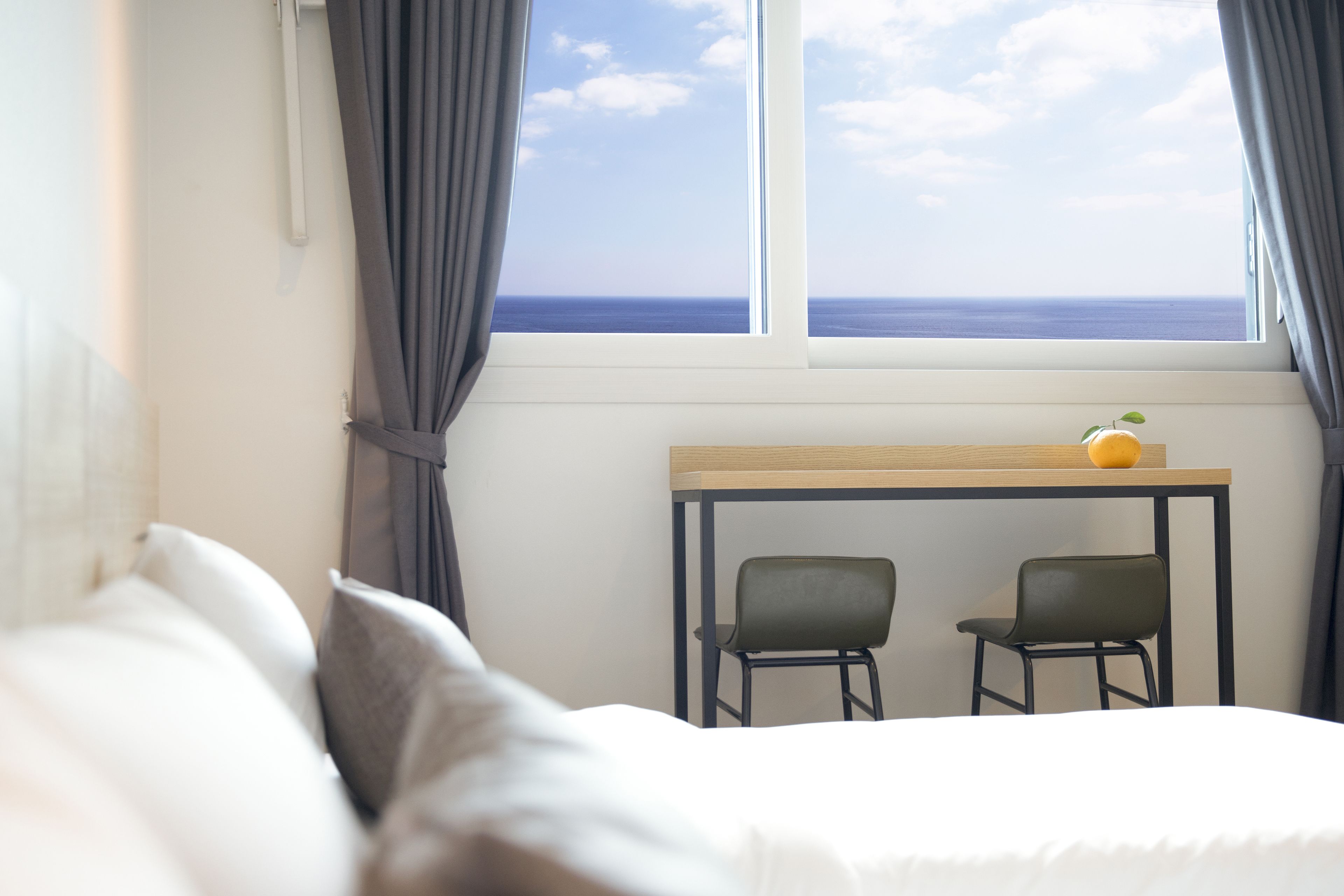 partial ocean view | soundproofing, free wifi