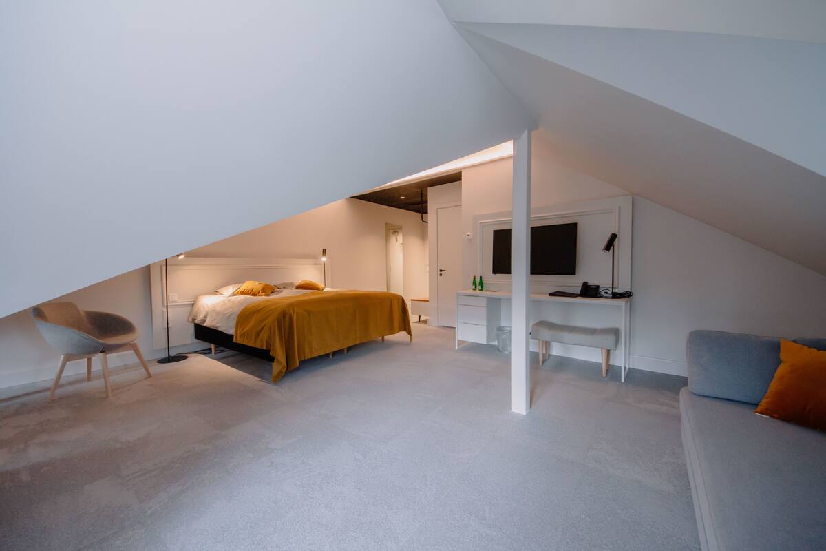 family double room, multiple beds, park view | view from room