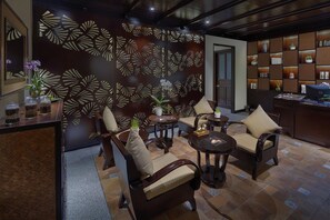 Salle de soins pour les couples, sauna, spa, bain de vapeur