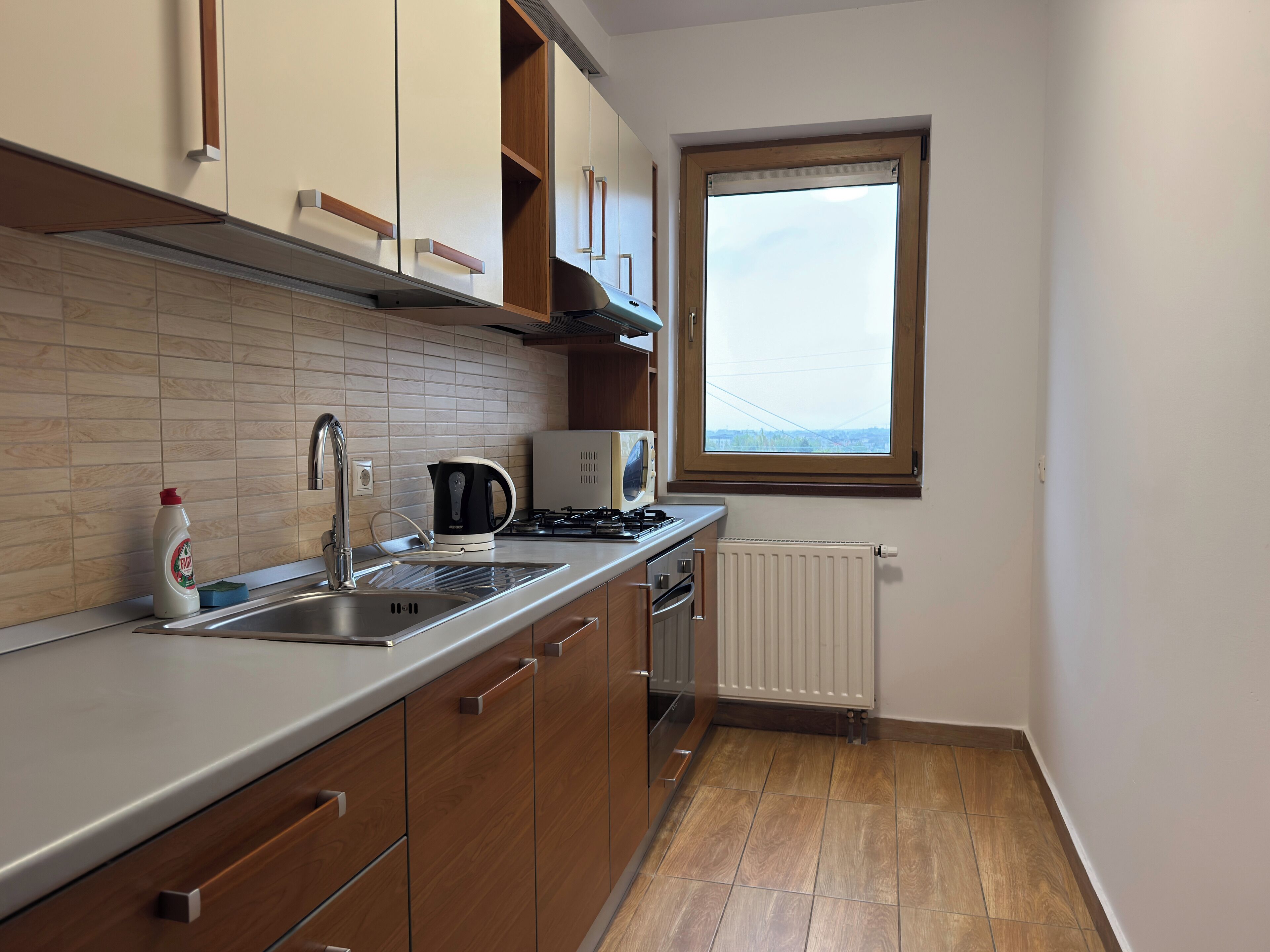 apartment | private kitchen | fridge, microwave, oven, cookware/dishes/utensils