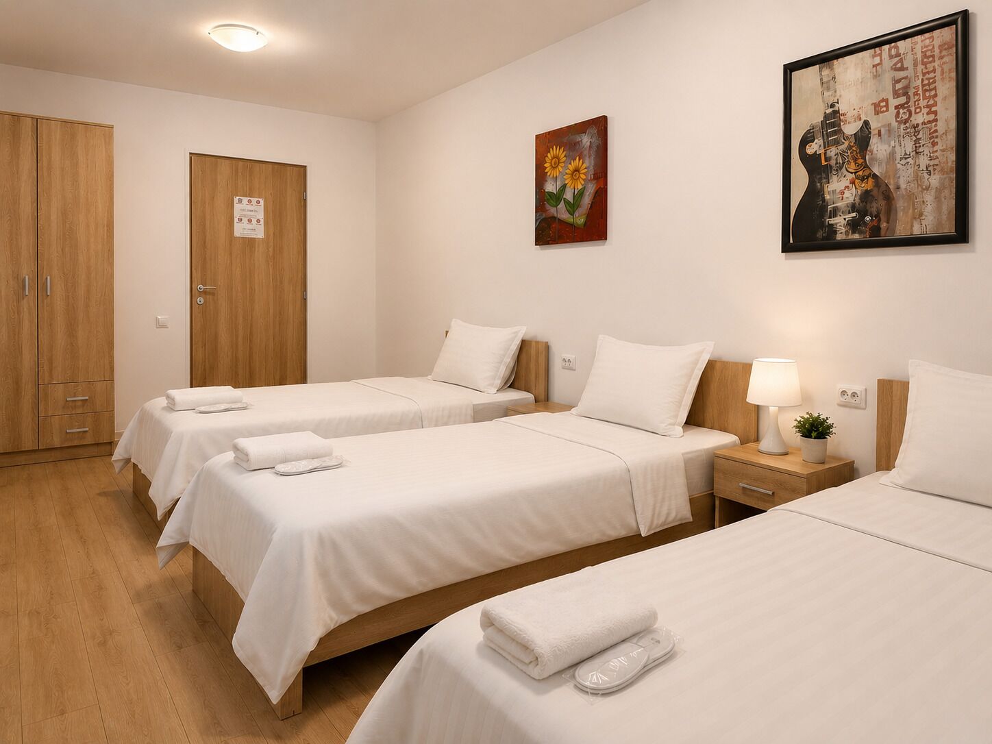 Triple Room, Shared Bathroom | Soundproofing, WiFi (free), bed sheets