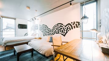 Individually decorated, individually furnished, free WiFi, bed sheets