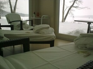 Sauna, massagebehandlinger